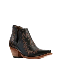 Ariat® Ladies Dixon Brooklyn Black Western Ankle Boots 10029653