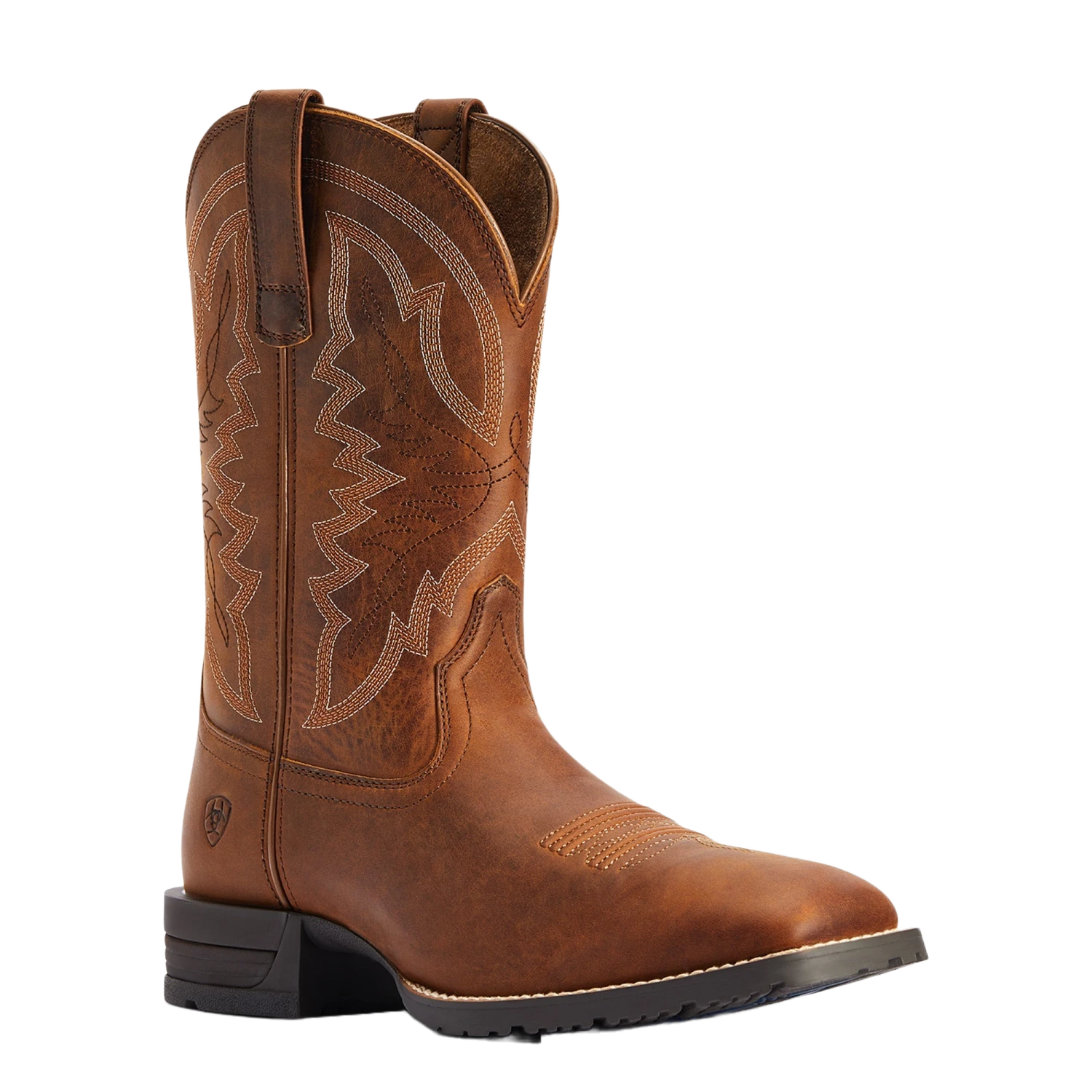Ariat® Men's Hybrid Ranchwork Thatch Brown Square Toe Boots 10042395 3 Ariat® Men's Hybrid Ranchwork Thatch Brown Square Toe Boots 10042395