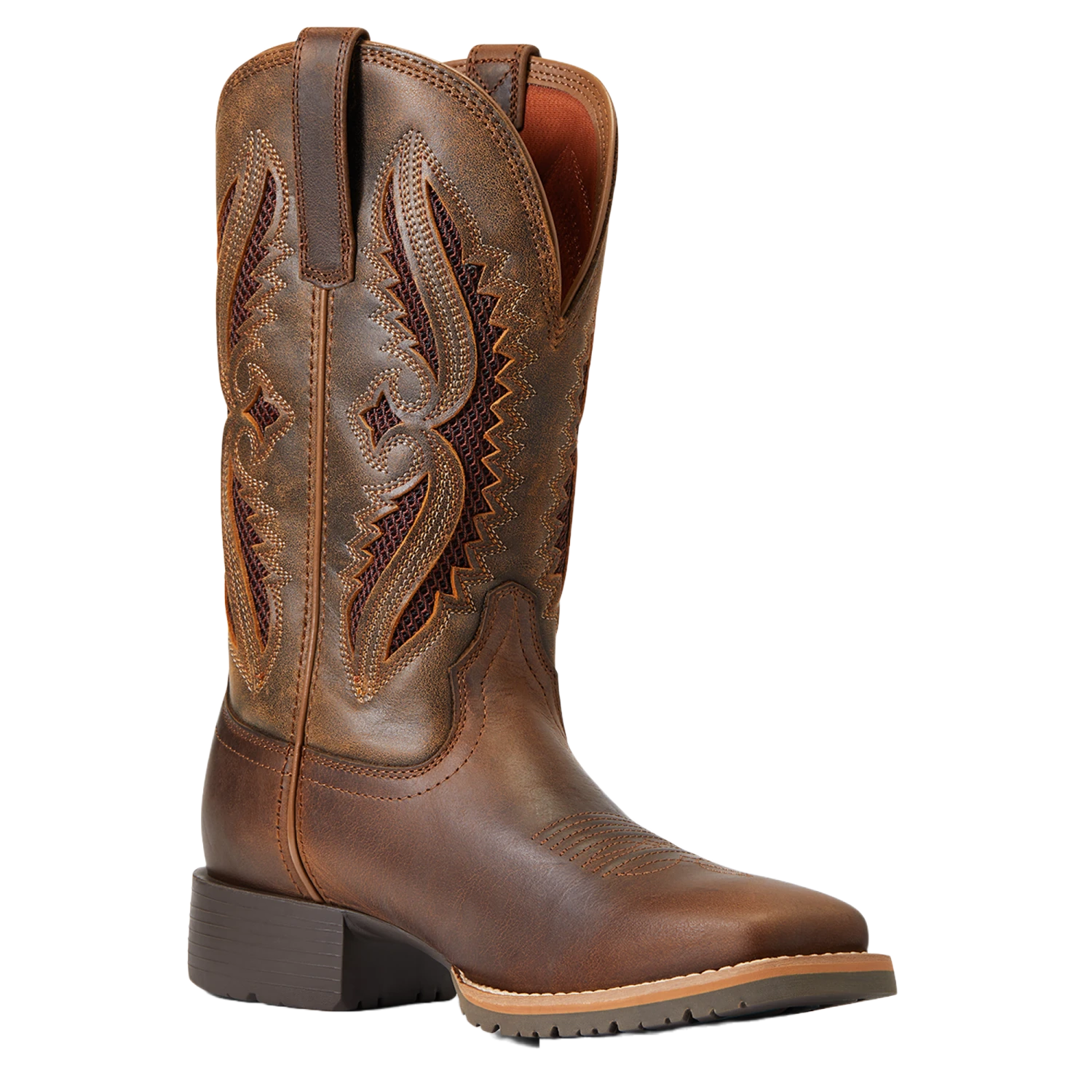 Ariat® Ladies Hybrid Rancher VentTEK 360° Distressed Tan Boot 10040411 2 Ariat® Ladies Hybrid Rancher VentTEK 360° Distressed Tan Boot 10040411