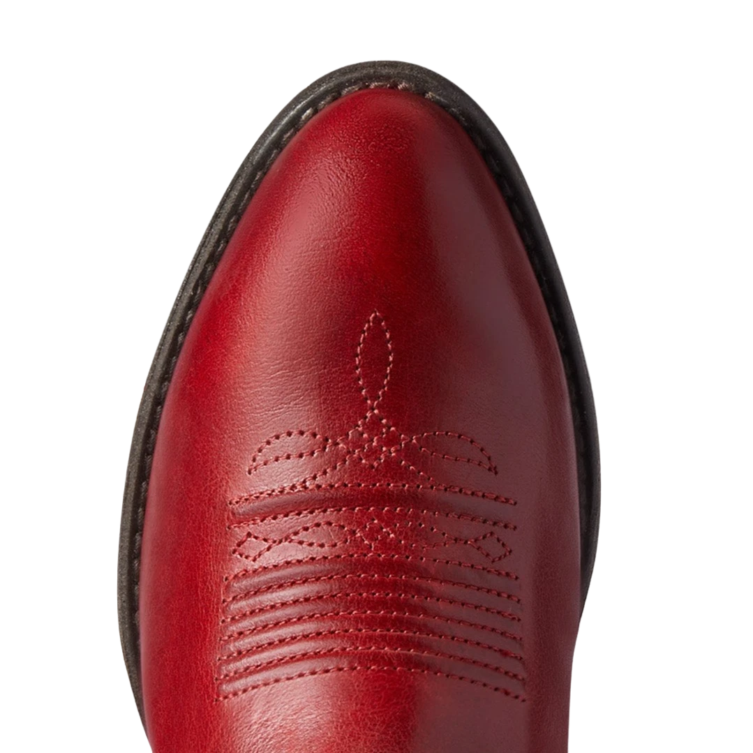 Ariat Ladies Heritage R Toe Rosy Red StretchFit Western Boots 10038433 4 Ariat Ladies Heritage R Toe Rosy Red StretchFit Western Boots 10038433 - Image 2
