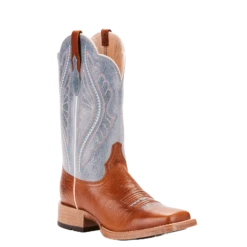 Ariat® Ladies Gingersnap & Baby Blue PrimeTime Western Boot 10025032