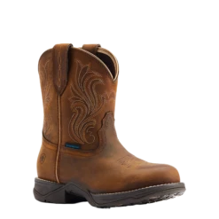 Ariat® Ladies Anthem H2O Round Toe Glazed Brown Boots 10044411