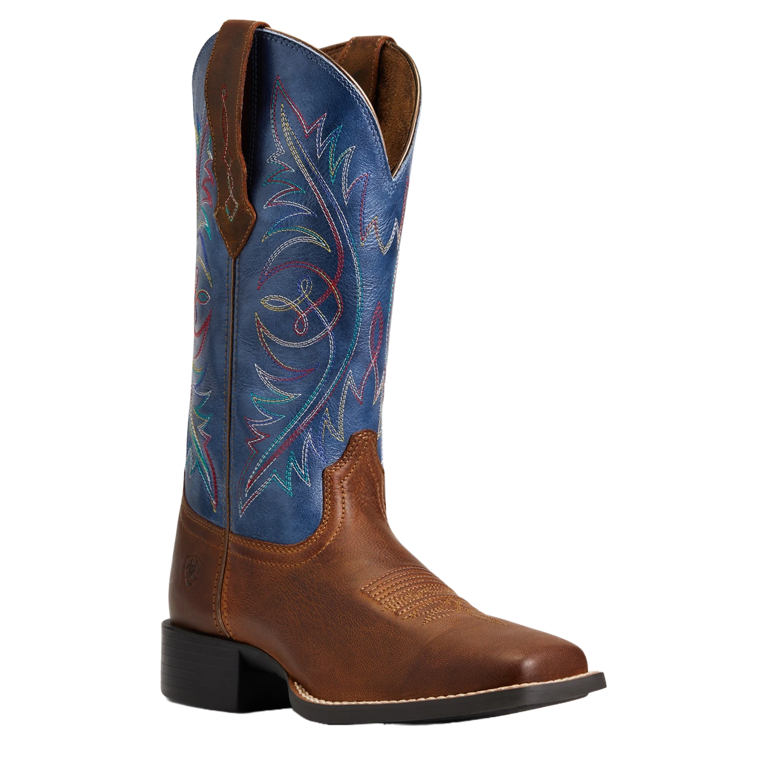 Ariat® Ladies Round Up Sassy Brown Wide Square Toe Boots 10040422 3 Ariat® Ladies Round Up Sassy Brown Wide Square Toe Boots 10040422