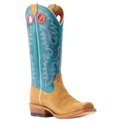 Ariat® Ladies Futurity Boon Buckskin Roughout Western Boots 10044403