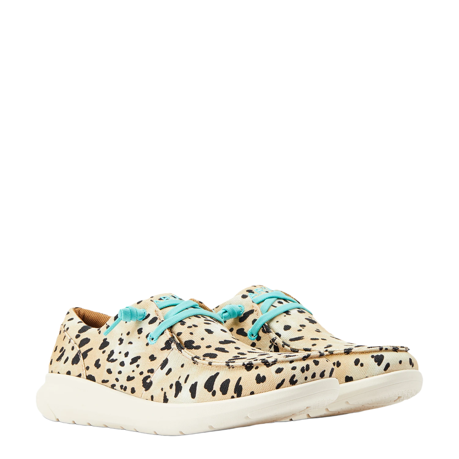 Ariat® Ladies Hilo Tan Leopard Print Slip On Shoes 10044592 4 Ariat® Ladies Hilo Tan Leopard Print Slip On Shoes 10044592 - Image 2