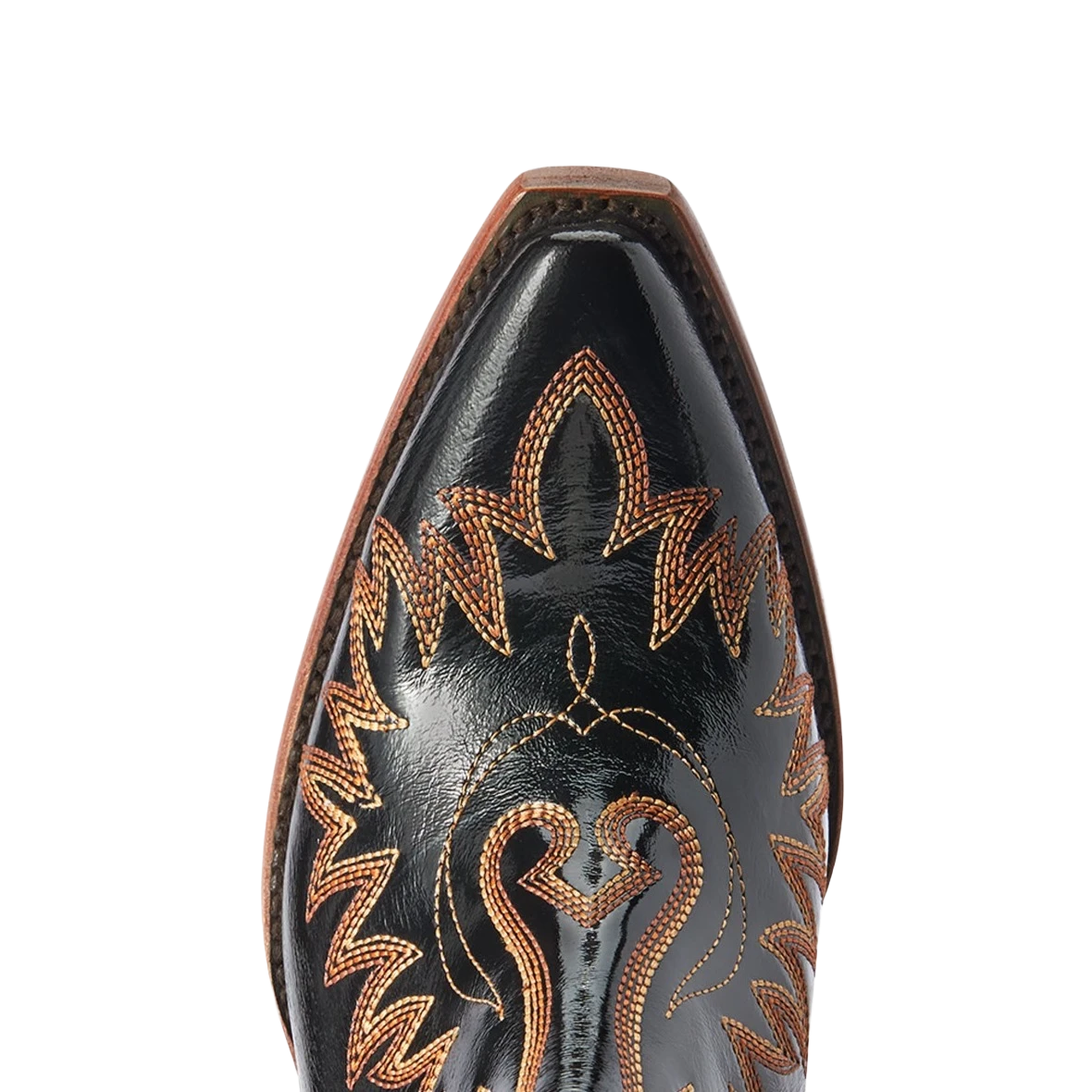 Ariat® Ladies Dixon Spade Black Patent Western Booties 10042454 4 Ariat® Ladies Dixon Spade Black Patent Western Booties 10042454 - Image 2