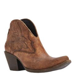 Ariat® Ladies Layla Naturally Distressed Brown Booties 10042587