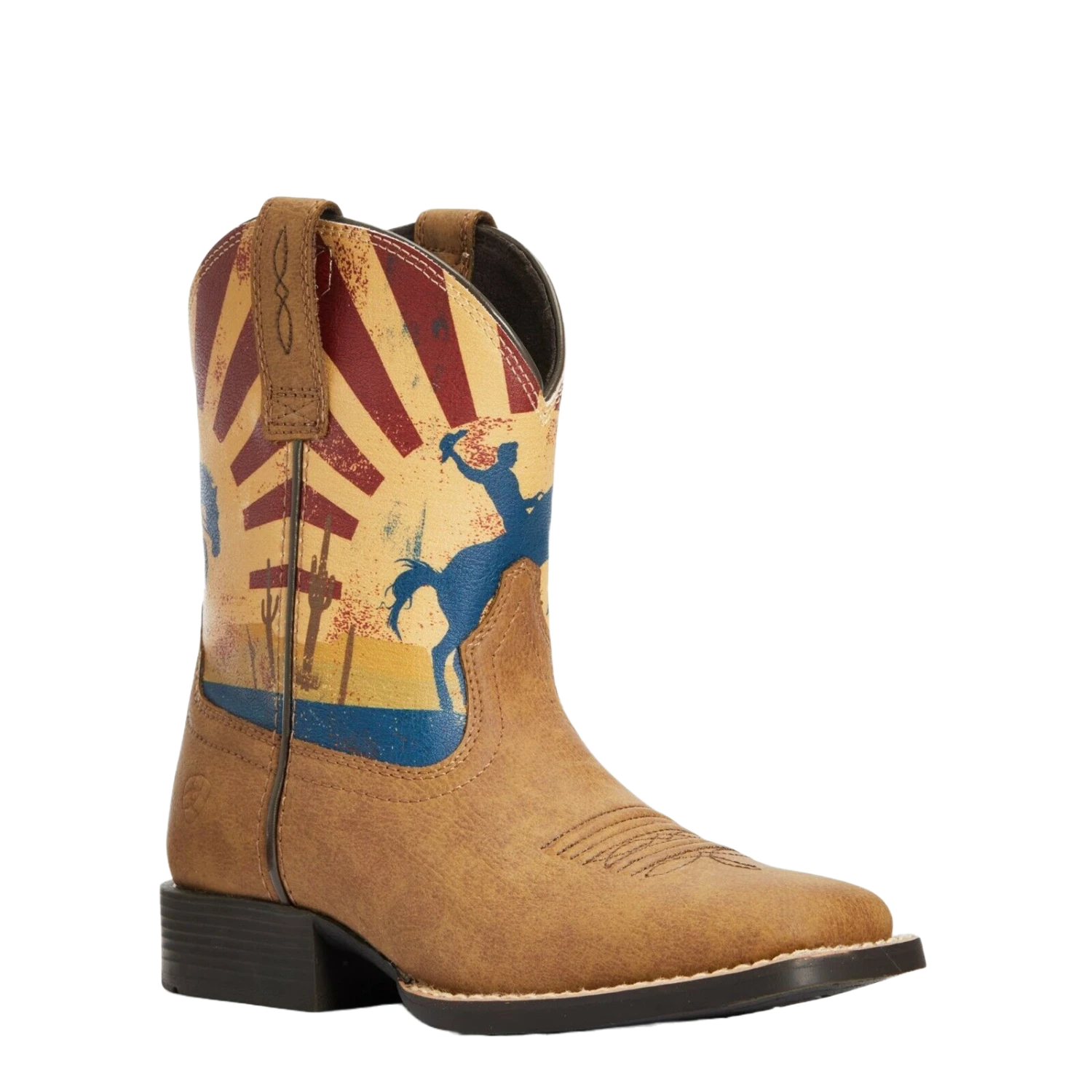 Ariat® Children's Dinero Tan & Sunset Scene Western Boots 10034063 3 Ariat® Children's Dinero Tan & Sunset Scene Western Boots 10034063