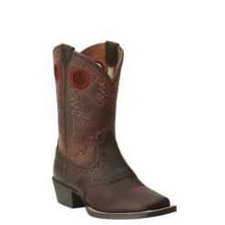 Ariat® Youth Roughstock Oiled Rowdy Brown Western Boots 10014101