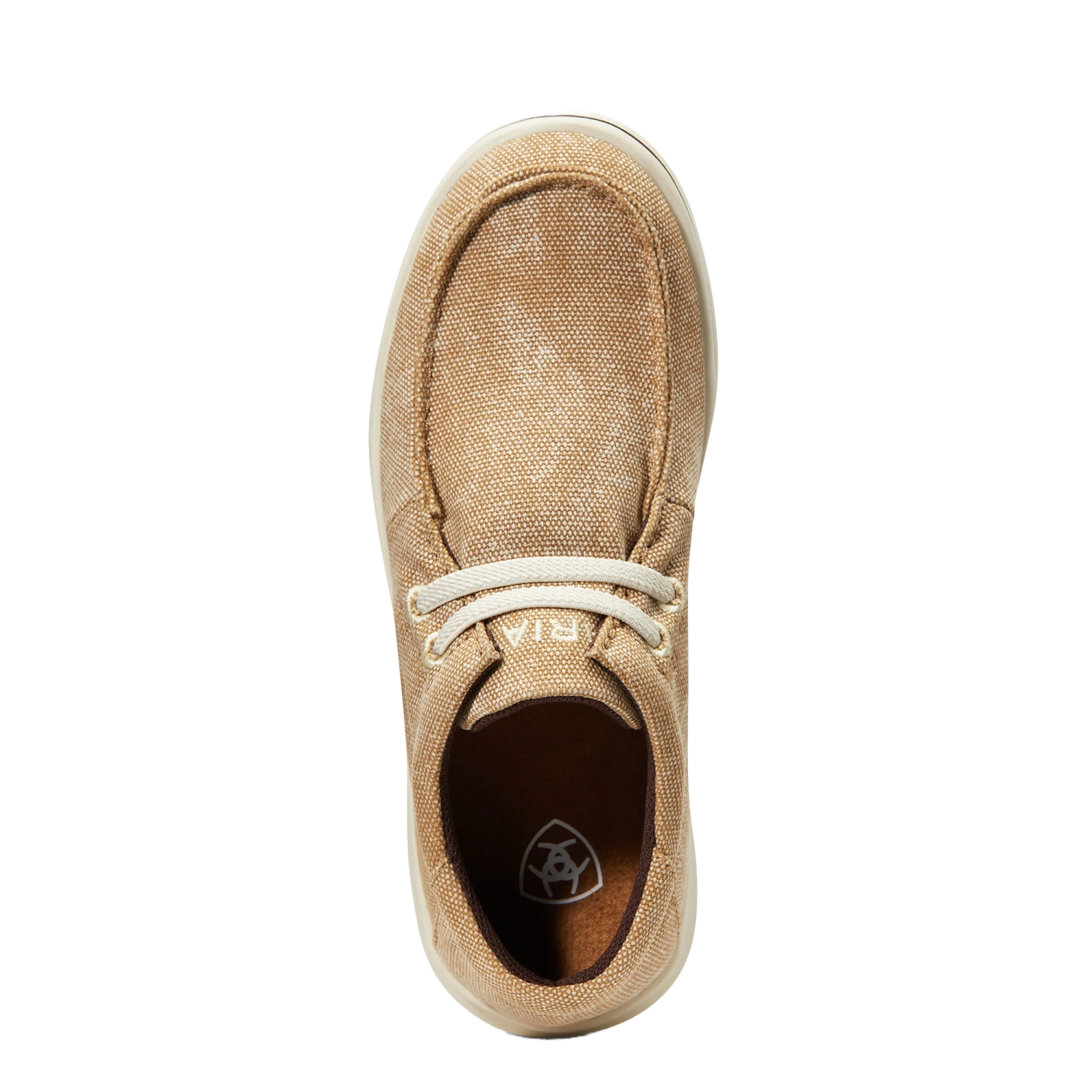 Ariat® Youth Girl's Hilo Washed Tan Canvas Slip On Shoes 10040251 4 Ariat® Youth Girl's Hilo Washed Tan Canvas Slip On Shoes 10040251 - Image 2