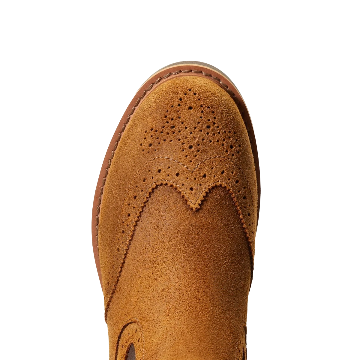 Ariat Ladies Wexford Brogue Waterproof Honey Brown Booties 10040384 4 Ariat Ladies Wexford Brogue Waterproof Honey Brown Booties 10040384 - Image 2