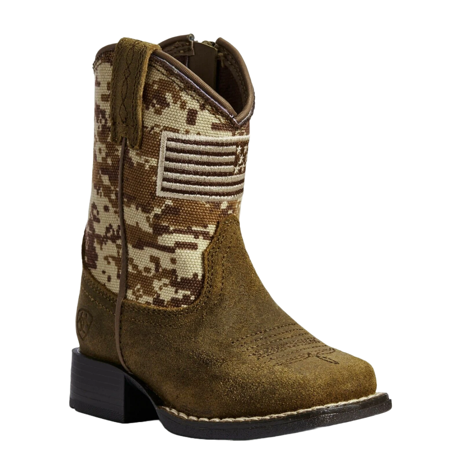 Ariat Toddler Lil' Stomper Brown Patriot Boots A441000644 3 Ariat Toddler Lil' Stomper Brown Patriot Boots A441000644