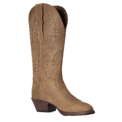 Ariat Ladies Heritage Tan Bomber Elastic Wide Calf Boots 10038337