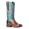 Ariat Ladies Primera Barrel Brown & Teal Stretchfit Boots 10038303 -Ariat Shoes Shop Myproject 2023 05 11T090855.770