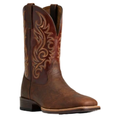 Ariat Men's Lasco Ultra Bar Top Brown Square Toe Boots 10040278