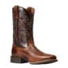 Ariat Men's Roughstock Patriot Brown Square Toe Boots 10040353