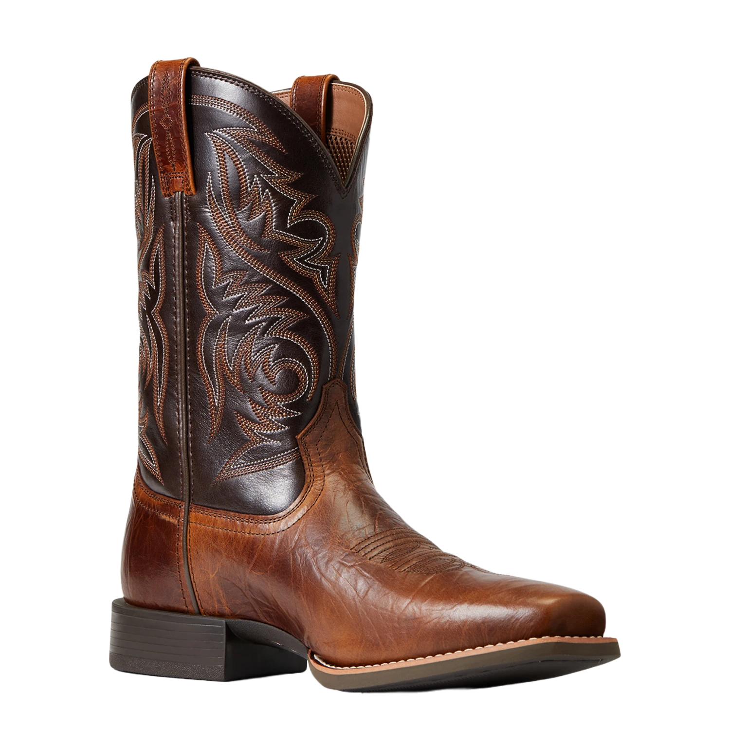 Ariat Men's Roughstock Patriot Brown Square Toe Boots 10040353 3 Ariat Men's Roughstock Patriot Brown Square Toe Boots 10040353