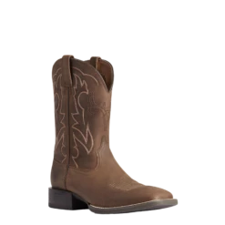 Ariat Men's Sport Outdoor Deer Skull Distressed Brown Boots 10038330