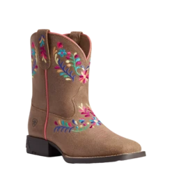 Ariat Youth Girl's Wild Flower Canyon Tan Boots 10038442