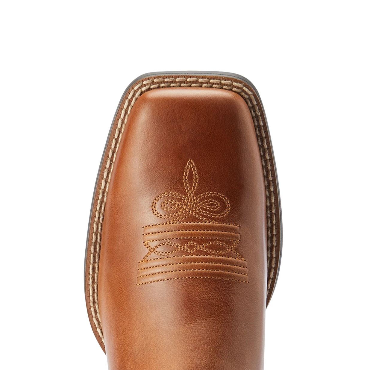 Ariat® Ladies Round Up Square Toe Brown & Turquoise Boots 10042534 4 Ariat® Ladies Round Up Square Toe Brown & Turquoise Boots 10042534 - Image 2