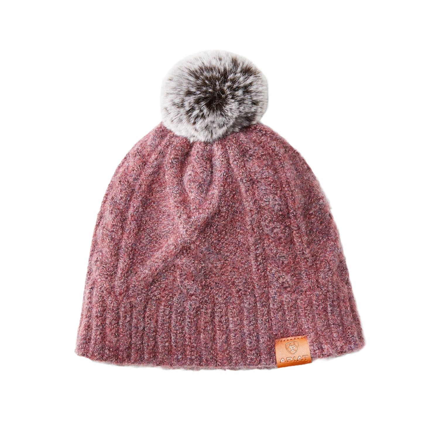 Ariat® Ladies Entwine Wild Ginger Heather Beanie 10041926 3 Ariat® Ladies Entwine Wild Ginger Heather Beanie 10041926