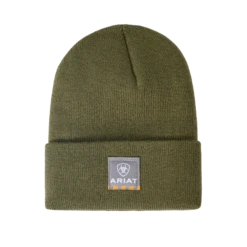 Ariat® Ladies Rebar Watch Moss Green Beanie Cap 10041430