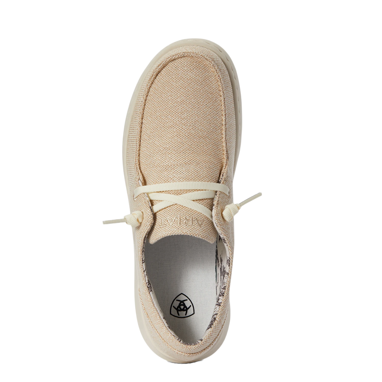 Ariat Ladies Hilo Canvas Light Pink Sparkle Casual Shoes 10038456 4 Ariat Ladies Hilo Canvas Light Pink Sparkle Casual Shoes 10038456 - Image 2