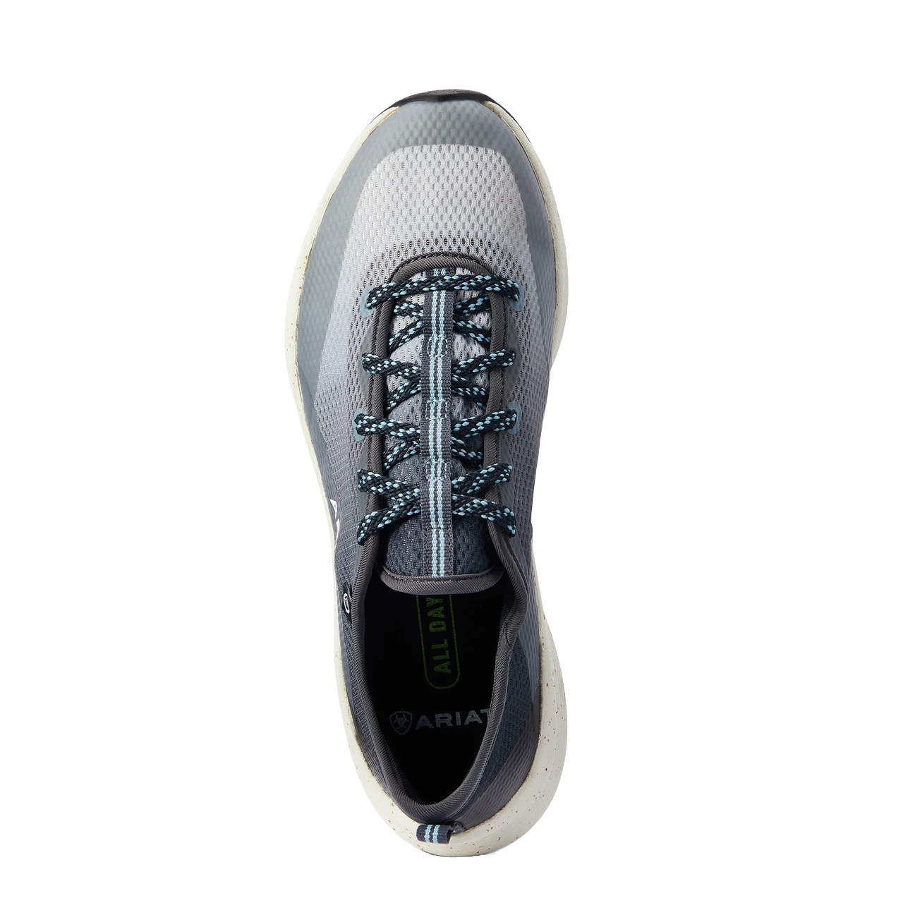 Ariat Ladies Shift Runner Smokey Grey Lace Up Sneakers 10042566 4 Ariat Ladies Shift Runner Smokey Grey Lace Up Sneakers 10042566 - Image 2