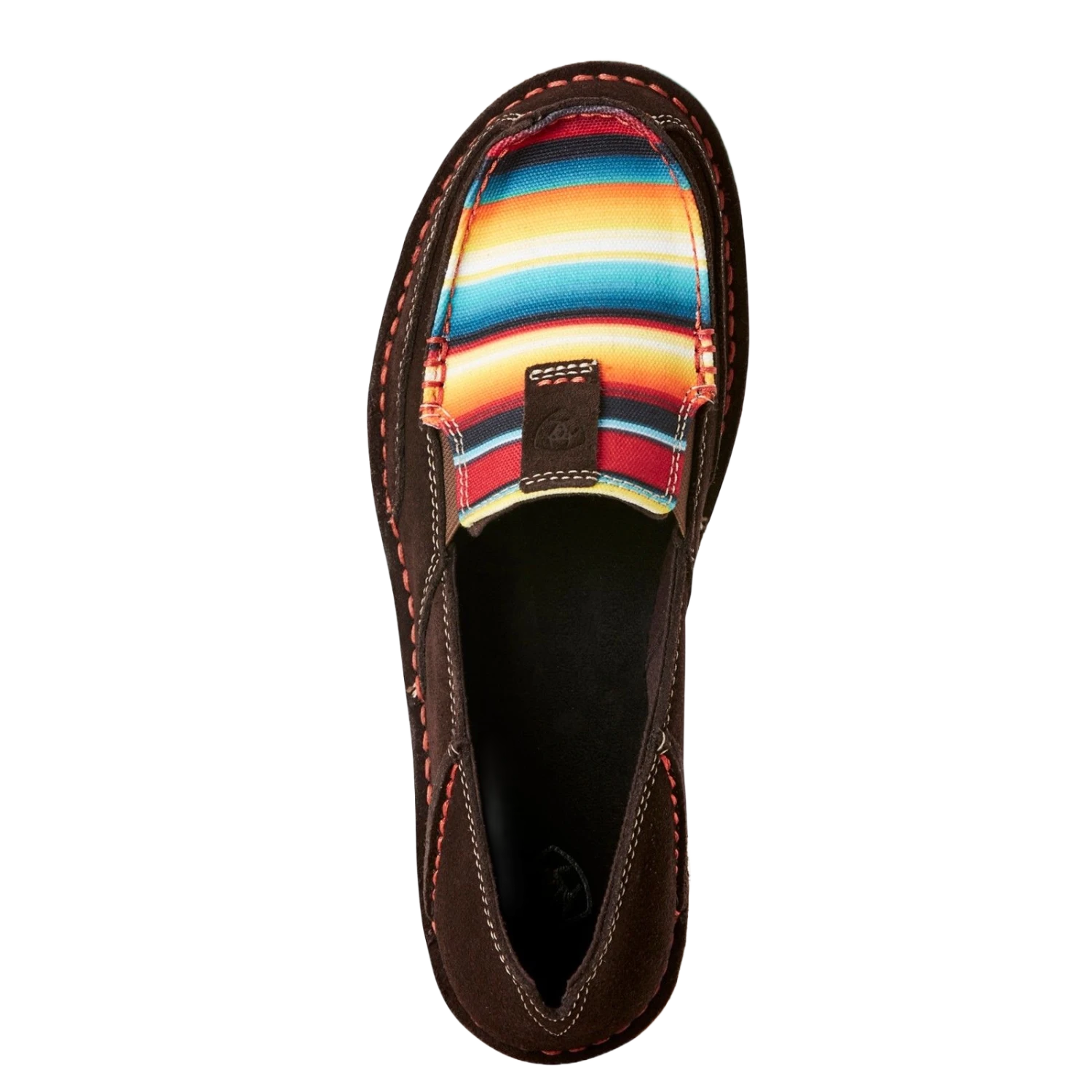 Ariat® Ladies Cruiser Chocolate Fudge Red Serape Print Shoes 10021153 4 Ariat® Ladies Cruiser Chocolate Fudge Red Serape Print Shoes 10021153 - Image 2