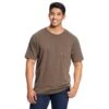 Ariat® Men's Rebar Cotton Strong™ Moss Brown T-Shirt 10025375 2 Ariat® Men's Rebar Cotton Strong™ Moss Brown T-Shirt 10025375 -Ariat Shoes Shop S19 MNS WORK 10025375 front