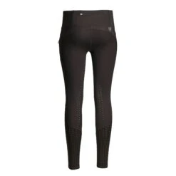 Ariat Ladies EOS Knee Patch Black Tights 10025582 -Ariat Shoes Shop S19 WMS ENGL 10025582 ghost back