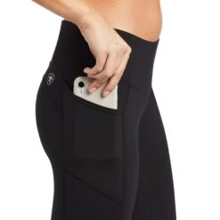 Ariat Ladies EOS Full Seat Black Legging Tights 10025580 -Ariat Shoes Shop S19 Wms ENGL 10025580 detail02