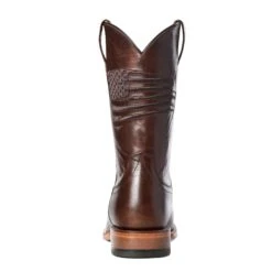 Ariat Men's Circuit Patriot Bar Top Brown Square Toe Boots 10036001 -Ariat Shoes Shop S21 MNS WEST 10036001 heel