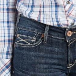 Ariat Ladies Esther Arrow Fit Mid Rise Boot But Jeans 10034662 -Ariat Shoes Shop S21 WMS WEST 10034662 detail02