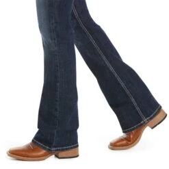 Ariat Ladies Esther Arrow Fit Mid Rise Boot But Jeans 10034662 -Ariat Shoes Shop S21 WMS WEST 10034662 detail03