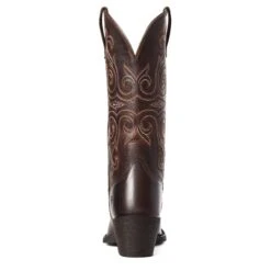 Ariat Ladies Round Up Lakota Rough Tan Snip Toe Boots 10035785 10 Ariat Ladies Round Up Lakota Rough Tan Snip Toe Boots 10035785 -Ariat Shoes Shop S21 WMS WEST 10035785 heel