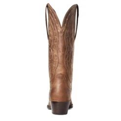 Ariat Ladies Heritage Elastic Calf Brown Snip Toe Boots 10036047 -Ariat Shoes Shop S21 WMS WEST 10036047 heel