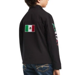 Ariat® Children's New Team Softshell Mexico Black Jacket 10036550