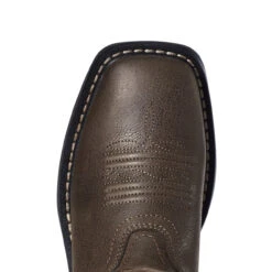 Ariat Youth Boy's Workhog XT VentTEK Bold Iron Brown Boots 10035885 -Ariat Shoes Shop S21 YTH WEST 10035885 toe
