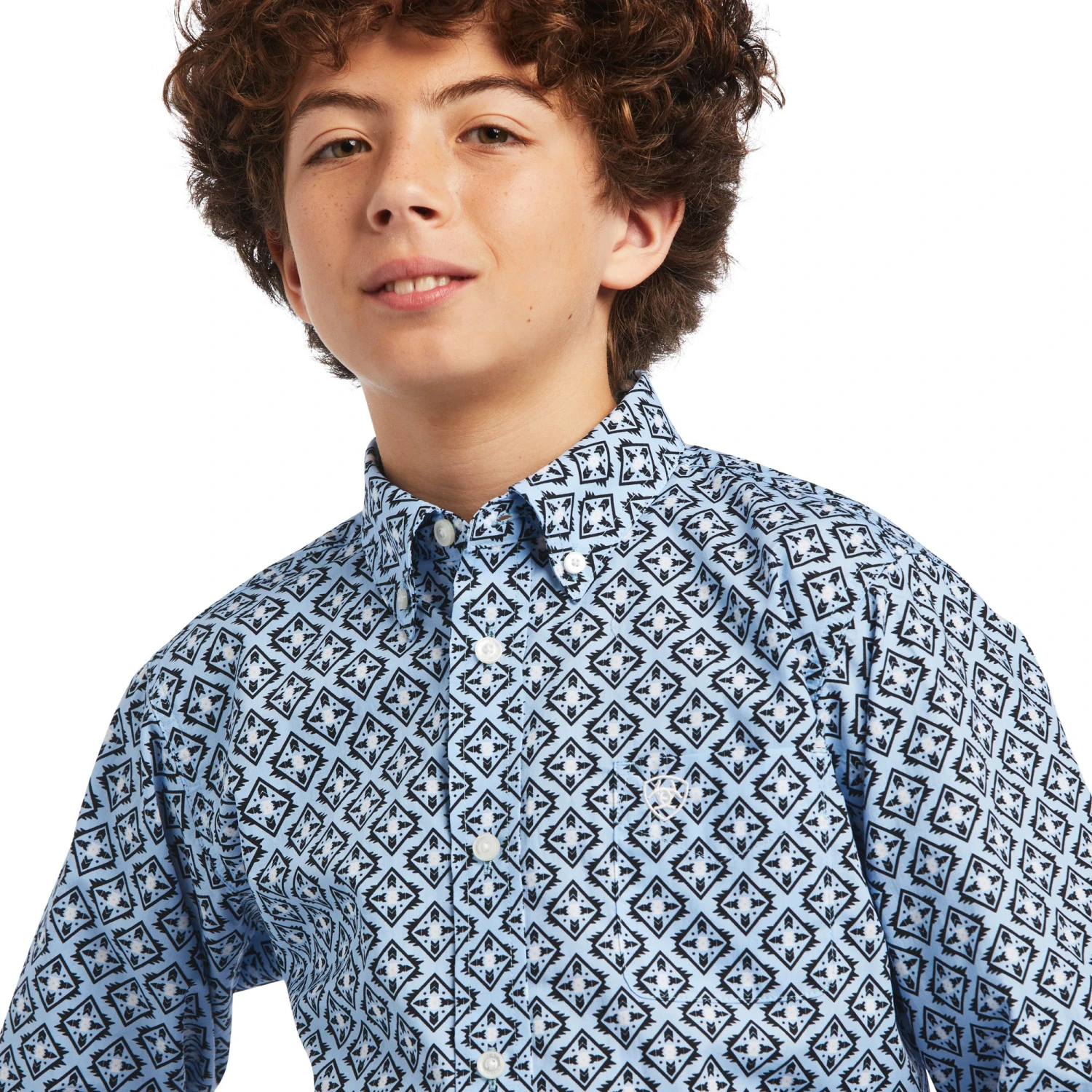 Ariat® Youth Boy's Farhan Classic Windsurfer Button Up Shirt 10040738 5 Ariat® Youth Boy's Farhan Classic Windsurfer Button Up Shirt 10040738 - Image 3