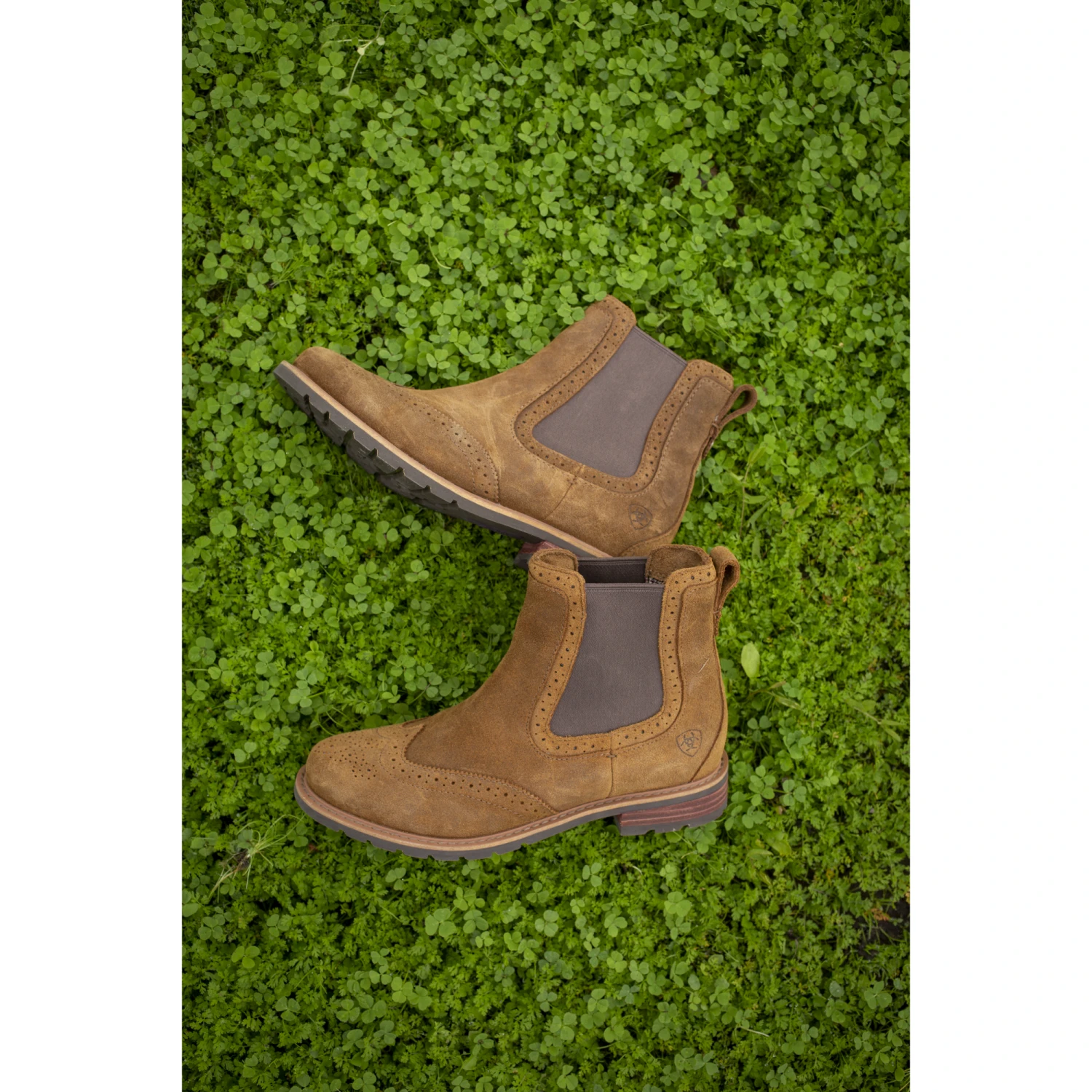 Ariat Ladies Wexford Brogue Waterproof Honey Brown Booties 10040384 9 Ariat Ladies Wexford Brogue Waterproof Honey Brown Booties 10040384 - Image 7