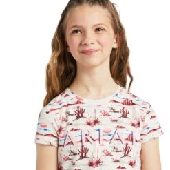 Ariat Girl's REAL Yuma Landscape Print T-Shirt 10039503 -Ariat Shoes Shop S22 GLS WEST 10039503 detail01