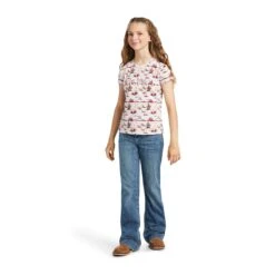 Ariat Girl's REAL Yuma Landscape Print T-Shirt 10039503 -Ariat Shoes Shop S22 GLS WEST 10039503 full