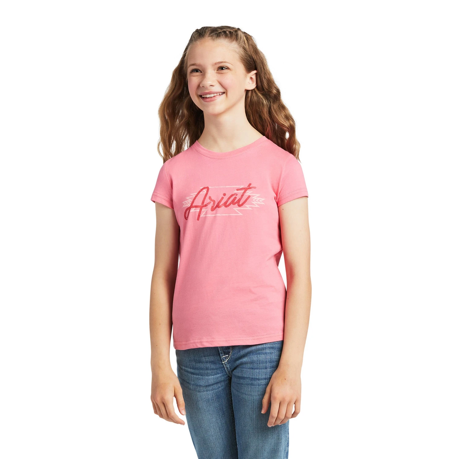 Ariat® Girl's R.E.A.L.™ Border Graphic Confetti T-Shirt 10039504 4 Ariat® Girl's R.E.A.L.™ Border Graphic Confetti T-Shirt 10039504 - Image 2