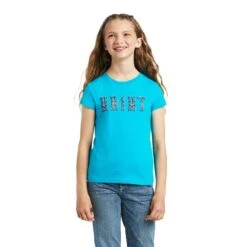 Ariat Girl's R.E.A.L Kinship Graphic Merman T-Shirt 10039505 -Ariat Shoes Shop S22 GLS WEST 10039505 front 1