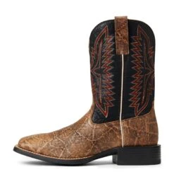 Ariat Men's Sport Smokewagon Elephant Print Square Toe Boots 10040277 10 Ariat Men's Sport Smokewagon Elephant Print Square Toe Boots 10040277 -Ariat Shoes Shop S22 MNS WEST 10040277 side