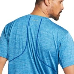 Ariat® Men's Rebar Deep Water Evolution Athletic Fit T-Shirt 10039173 -Ariat Shoes Shop S22 MNS WORK 10039173 detail01