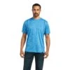 Ariat® Men's Rebar Deep Water Evolution Athletic Fit T-Shirt 10039173 -Ariat Shoes Shop S22 MNS WORK 10039173 front