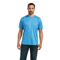 Ariat® Men's Rebar Deep Water Evolution Athletic Fit T-Shirt 10039173