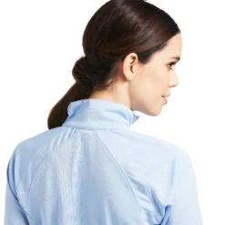 Ariat® Ladies Sunstopper 2.0 Open Air 1/4 Zip Baselayer Shirt 10039360 -Ariat Shoes Shop S22 WMS ENGL 10039360 detail02